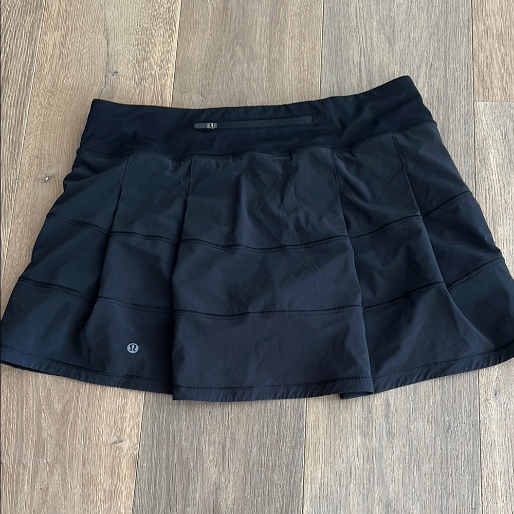 lululemon athletica Black Tiered Skort
